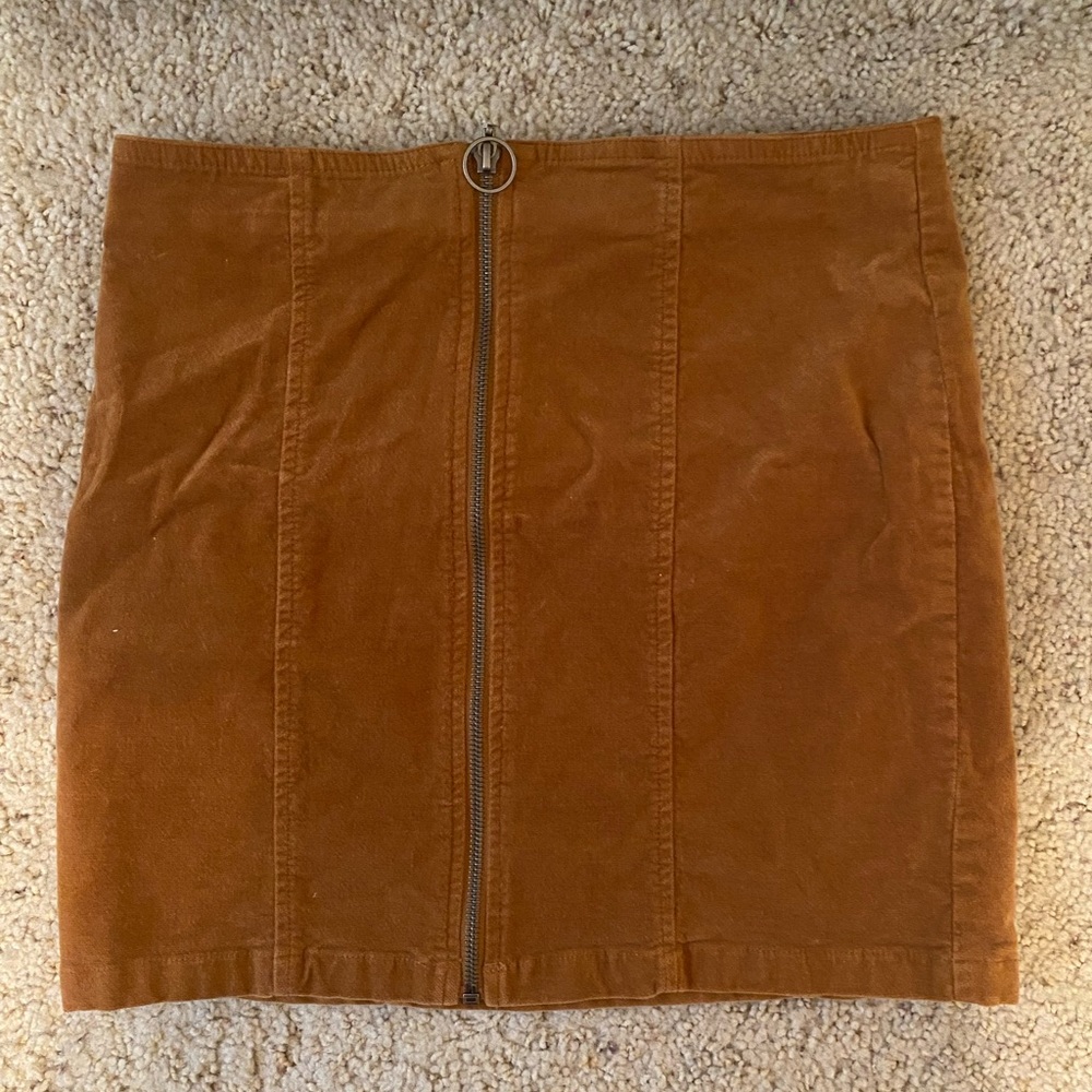 Forever 21 Caramel Mini Skirt